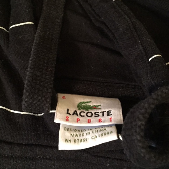 Special edition Lacoste navy blue hoodie - Picture 3 of 5